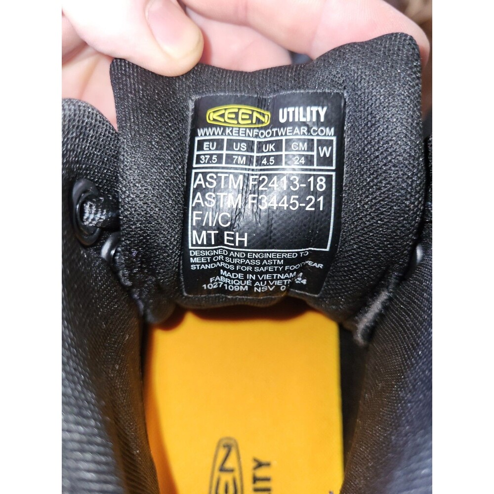 KEEN Utility Vista Energy Mid Womens Work Boots Size 7 M Carbon Toe Guard NIB - Picture 3 of 5